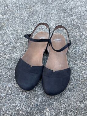 Dansko Rowan Leather Sandals Size 41 EU Comfort Cork Sole Excellent